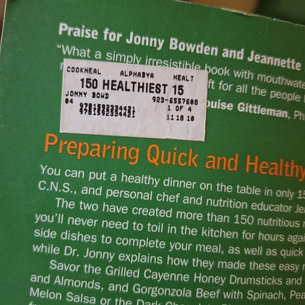 Cook book 159 Healthiest Recipes